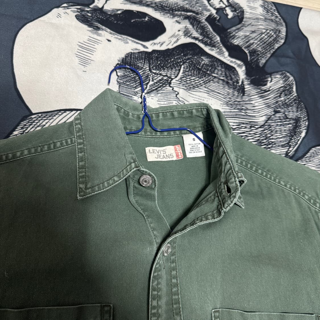 리바이스 빈티지  데님셔츠 S사이즈 상품이미지3