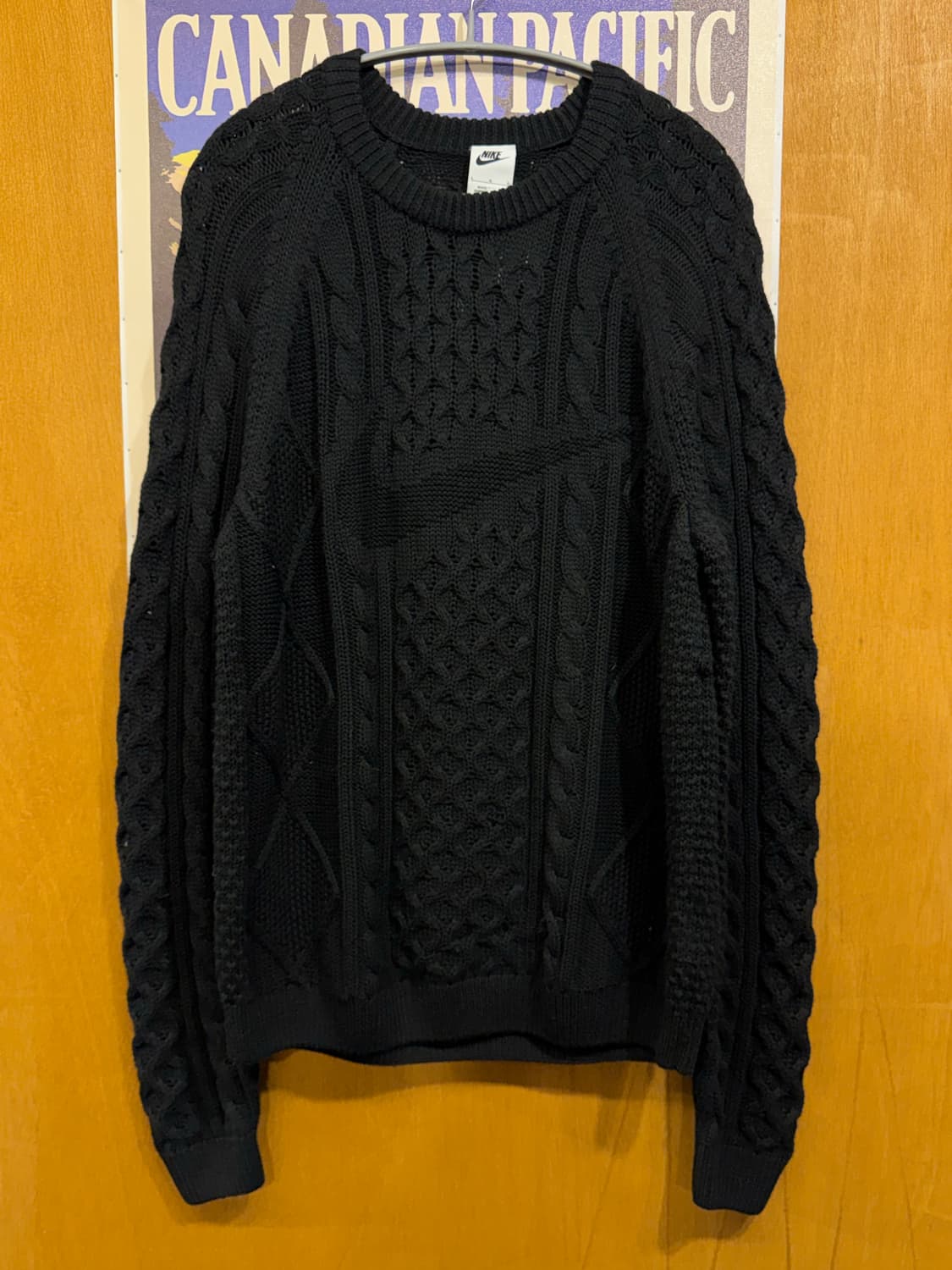 22fw nike cable knit Ls sweater 상품이미지2