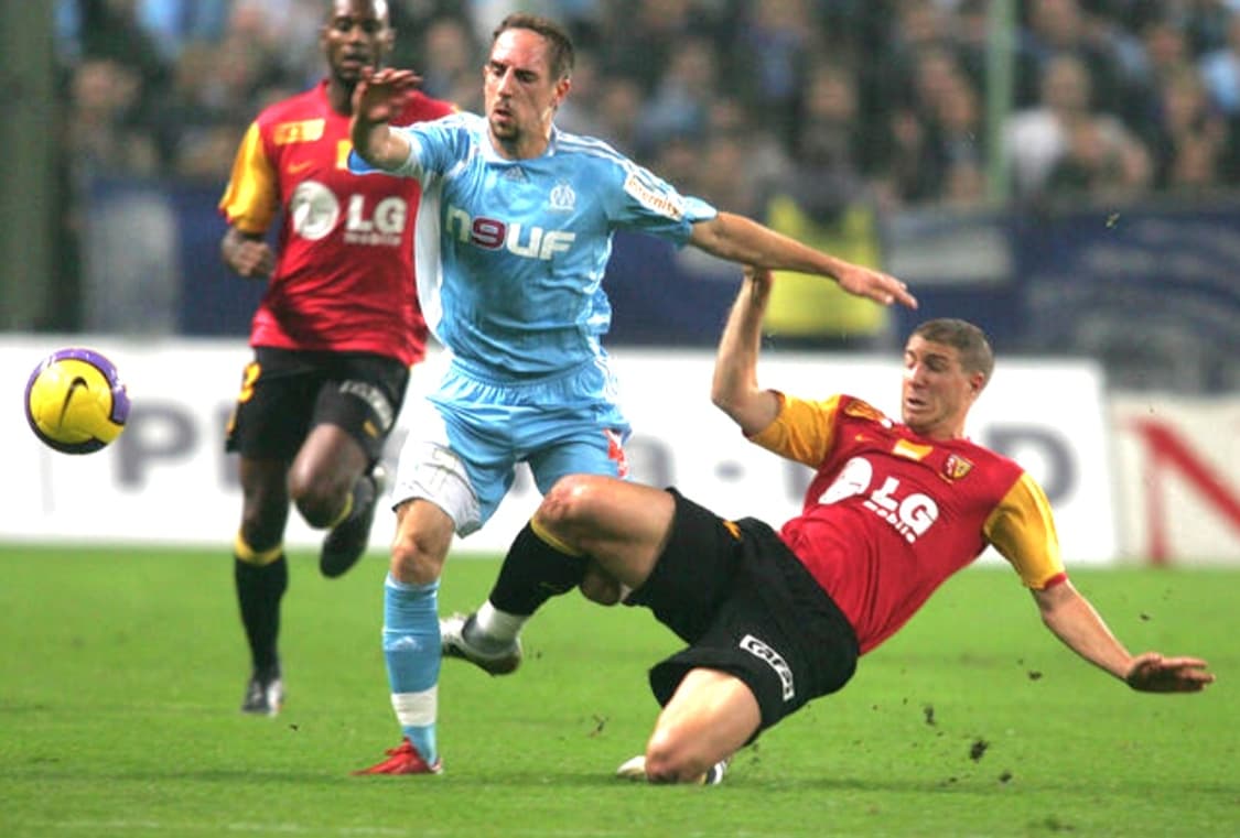 ♤필독♤ Feat 프랭크 리베리 06/07 올림피크 마르세유 어웨이 L 상품이미지6