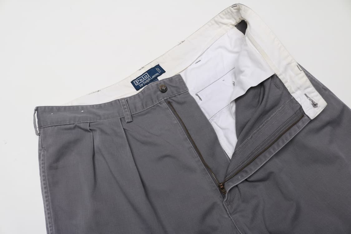 [34인치] 90's 폴로 랄프로렌 투턱 치노팬츠 상품이미지2