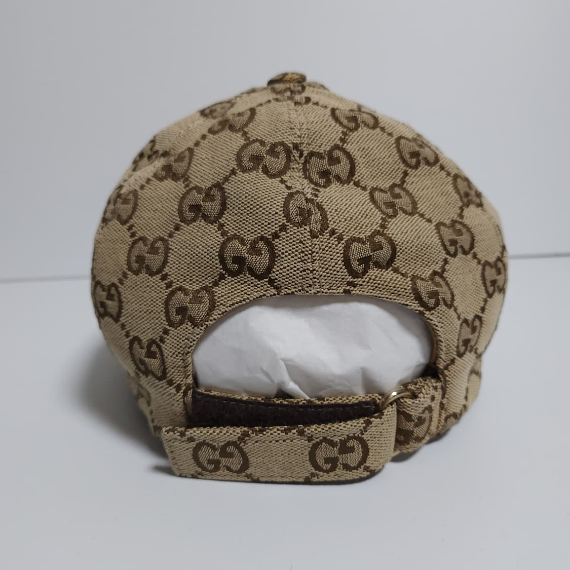 [S] 구찌 베이지 로고 볼캡 모자 상품이미지4