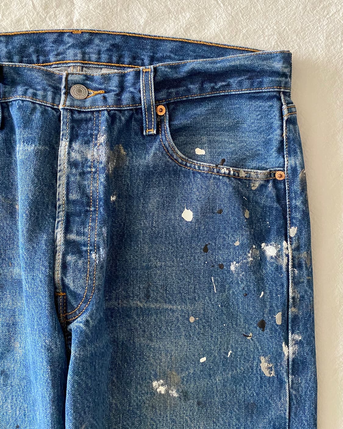 리바이스 501 페인팅 데님 팬츠 상품이미지3