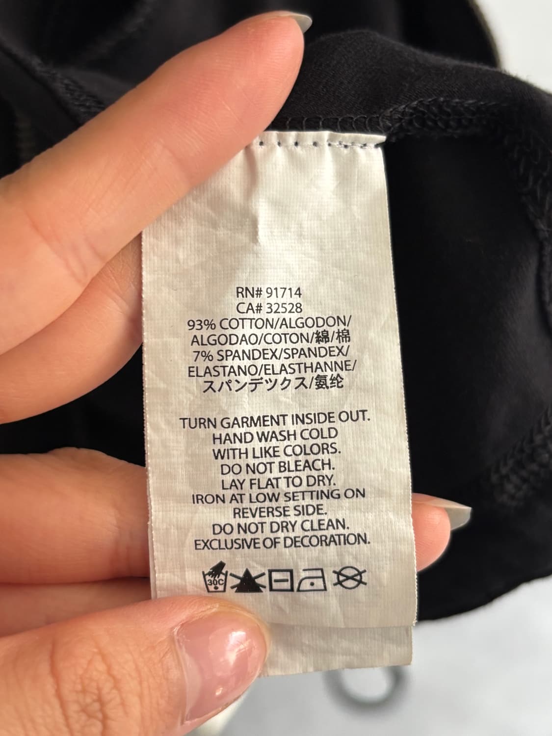 ARMANI EXCHANGE 아르마니 익스체인지 블랙 숏 슬리브 후드 집 상품이미지10