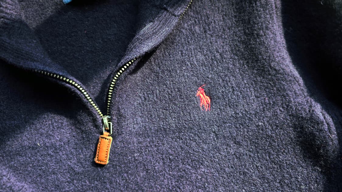 폴로 랄프로렌 키즈 램스울 집업 니트  상품이미지3