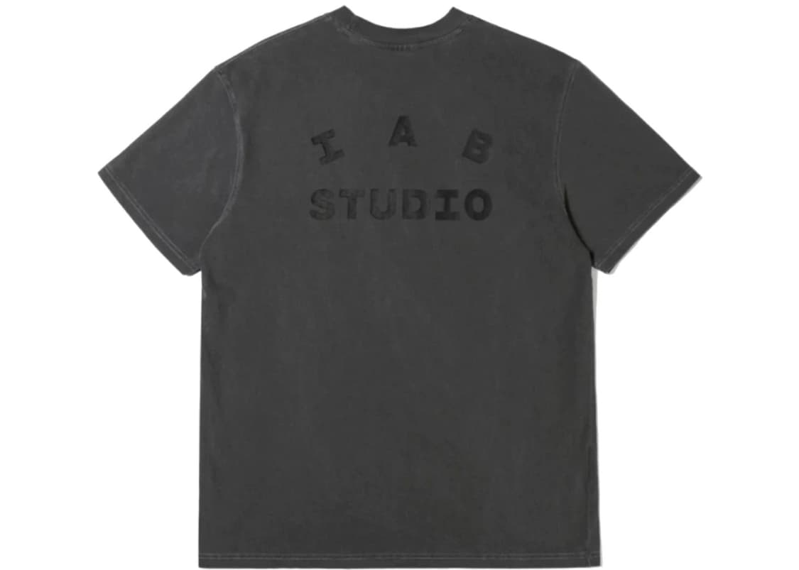 IAB 아이앱 피그먼트 티셔츠 블랙 L 상품이미지2