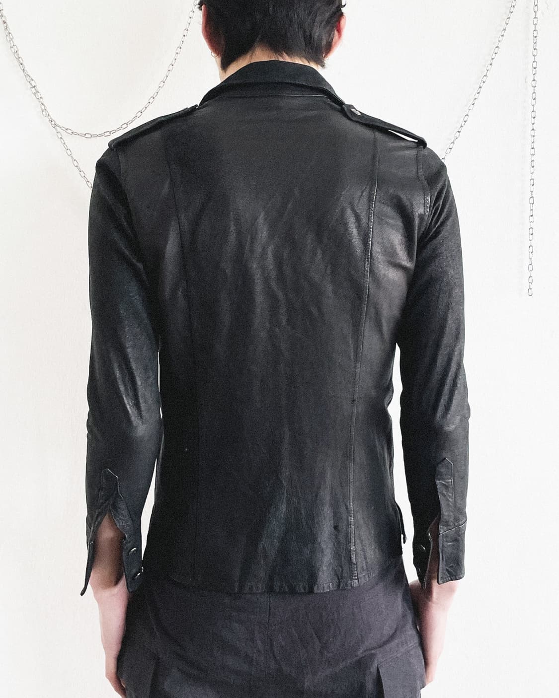 JPN 아티저널 레더 셔츠 상품이미지3