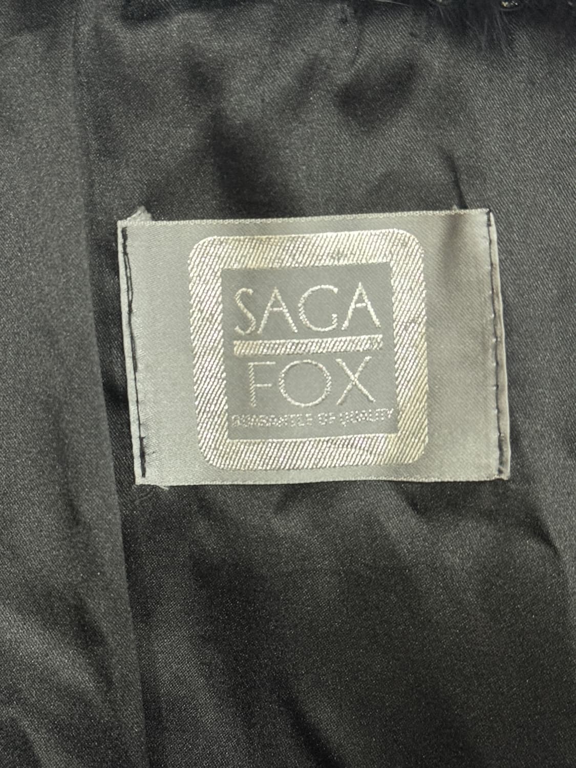 SAGA Fox fur jacket (navy) 상품이미지7