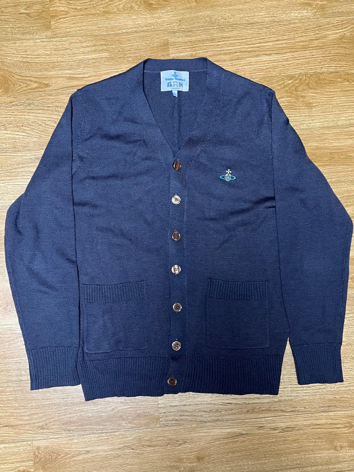 비비안웨스트우드 네이비 가디건 상품이미지1