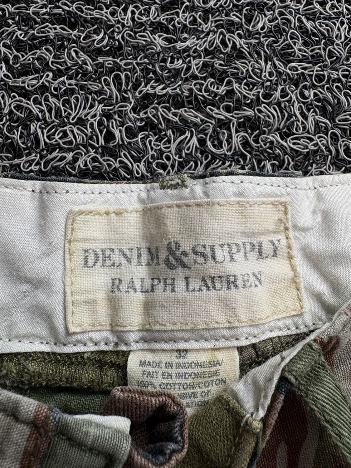 폴로 데님 앤 서플라이 패치워크 밀리터리 하프 팬츠 3628 상품이미지3