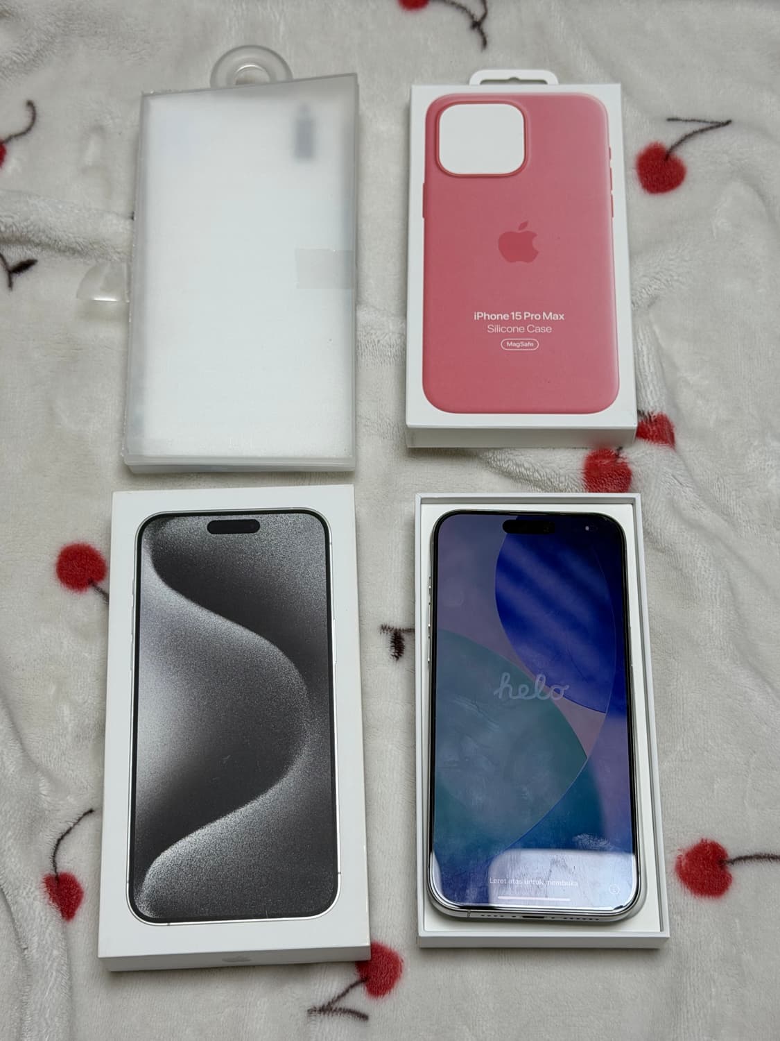 [정품케이스/강화유리 포함] 아이폰 15프로맥스 256GB 상품이미지1