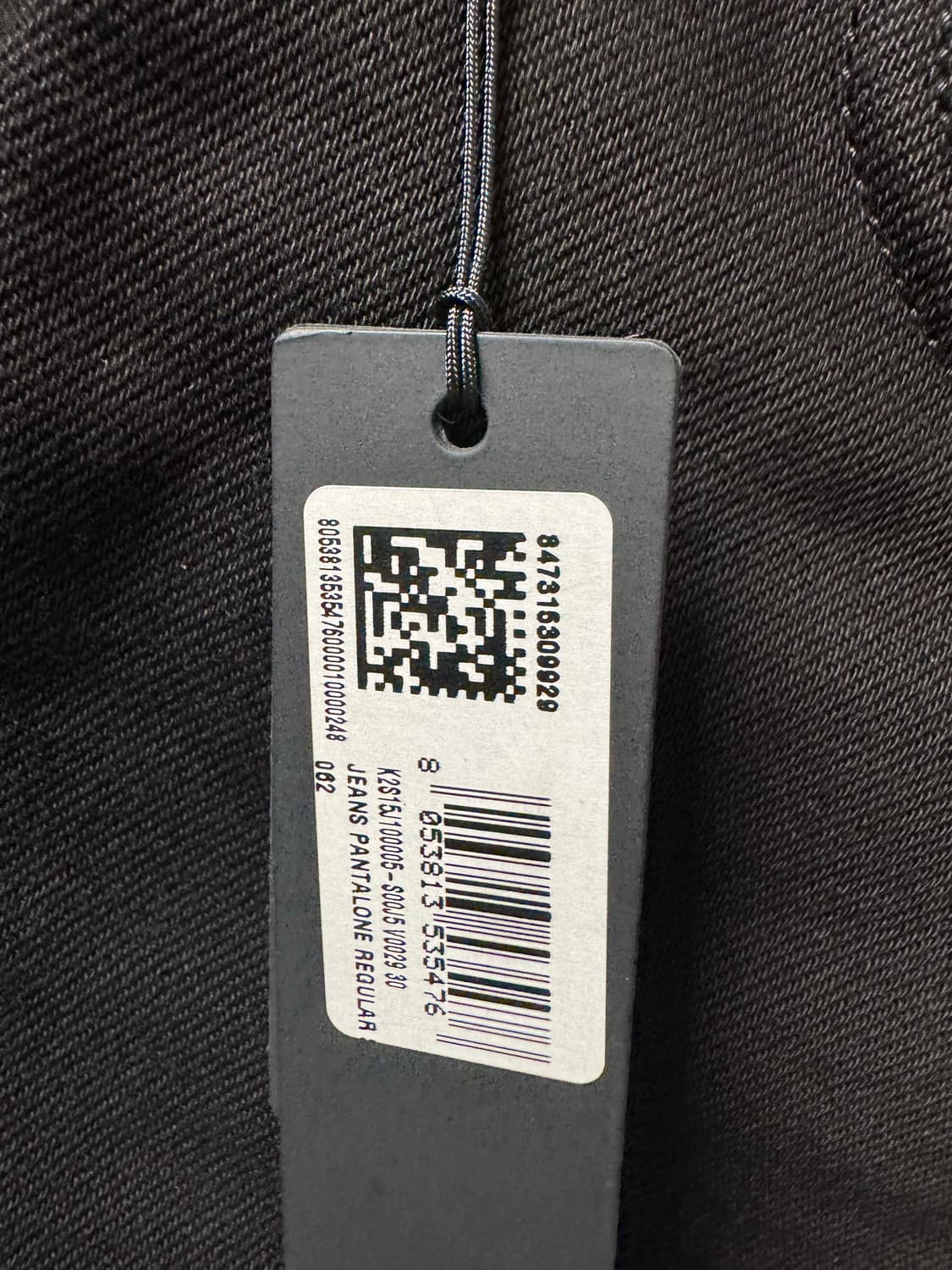 스톤아일랜드 데님리서치 스트레이트핏 블랙 데님 청바지 30 상품이미지2