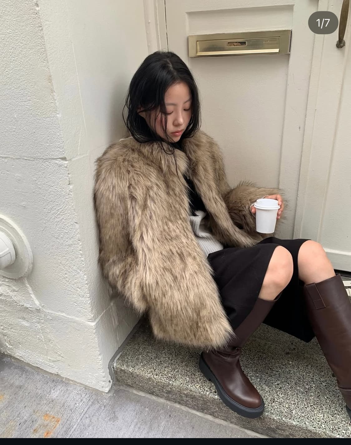 모흐 퍼자켓 (새상품) 상품이미지1