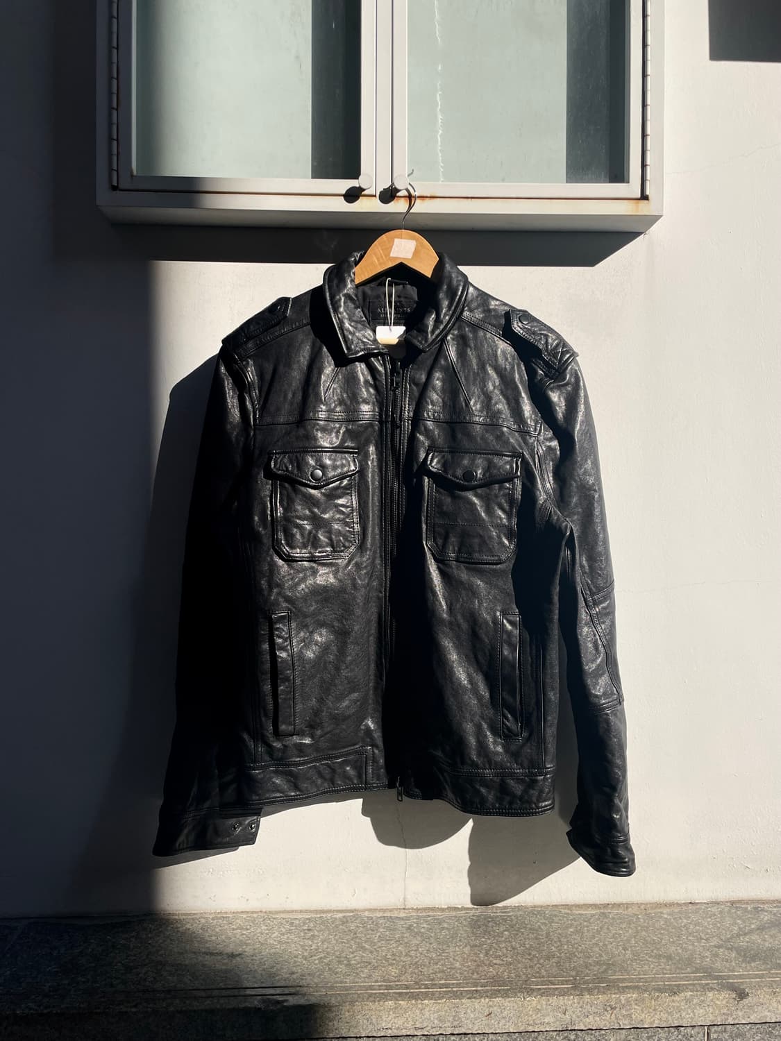 AllSaints black lambskin multi-pocket  상품이미지1