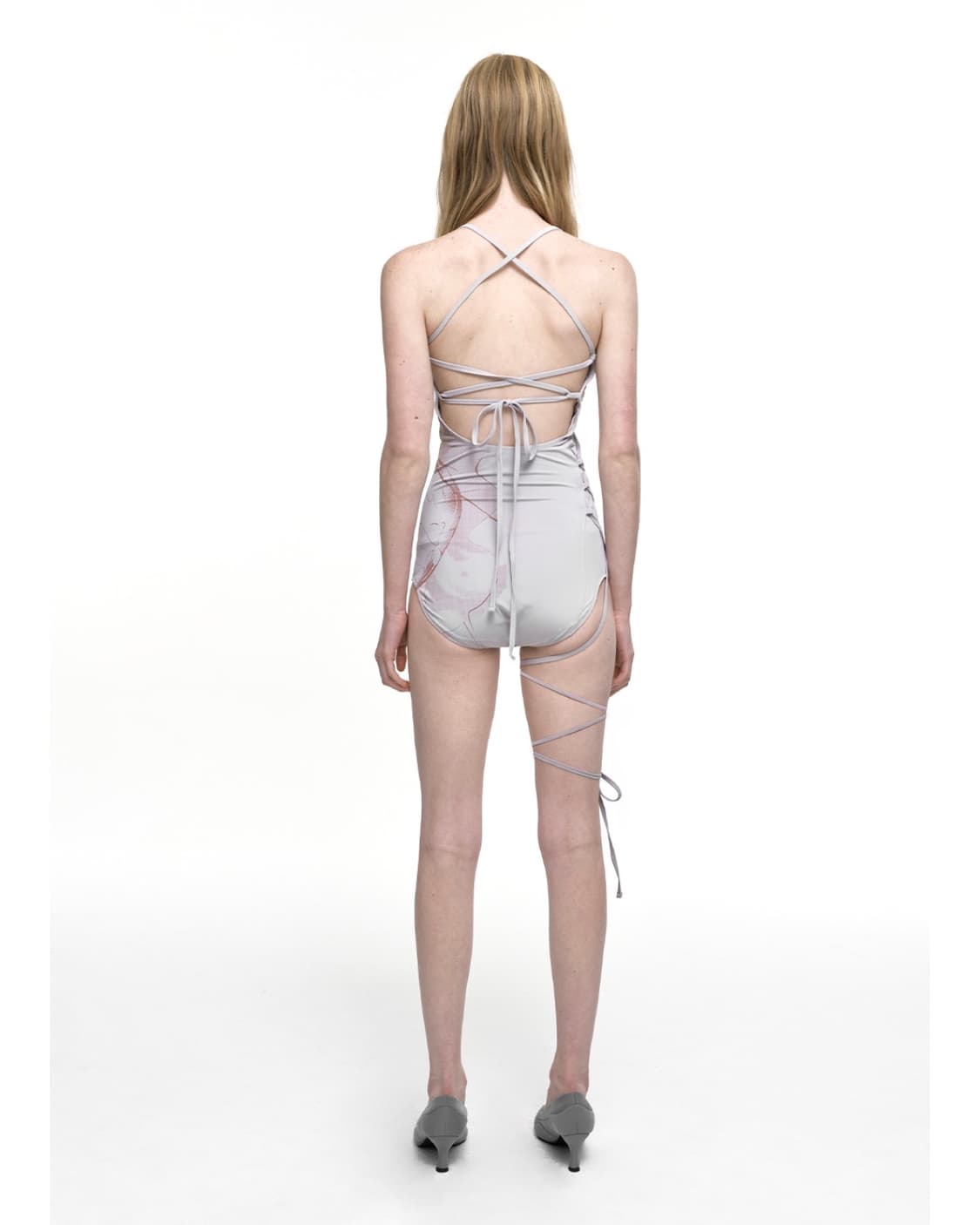 Nache COSMIC SWIM SUIT LIGHT GRAY 상품이미지3