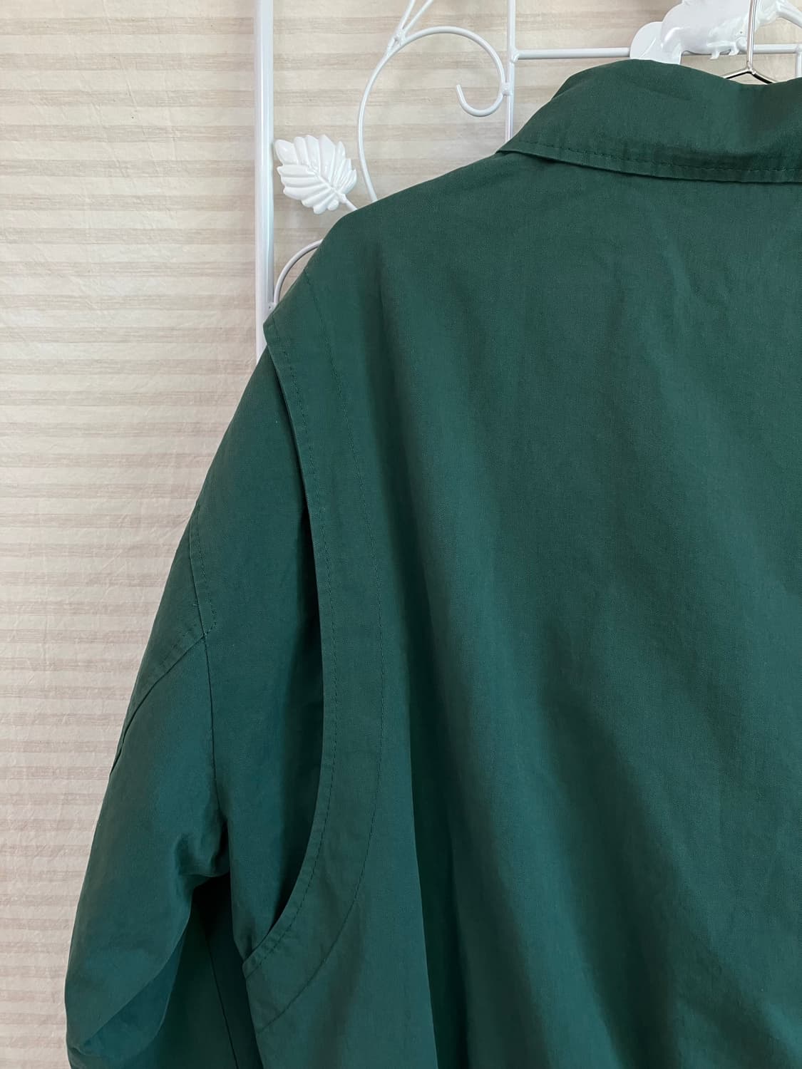 빈티지 그린 시더 크롭 블루종 y2k 스트릿 갸루 펑키 일본빈티지559  상품이미지4