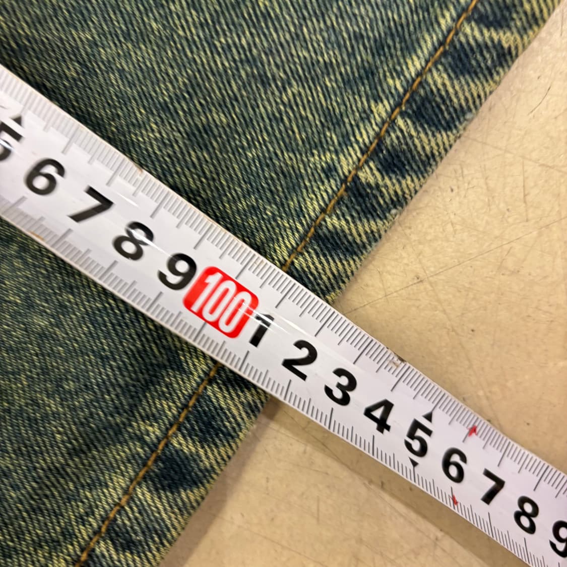 빈티지 워싱 와이드 데님 팬츠 상품이미지4