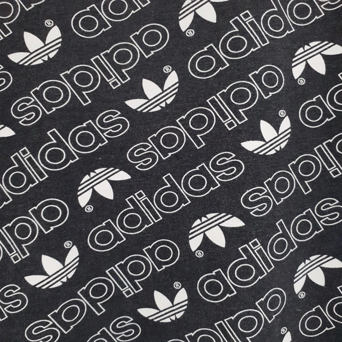 아디다스 모노그램 패턴 세미크롭티 반팔티 95 상품이미지2