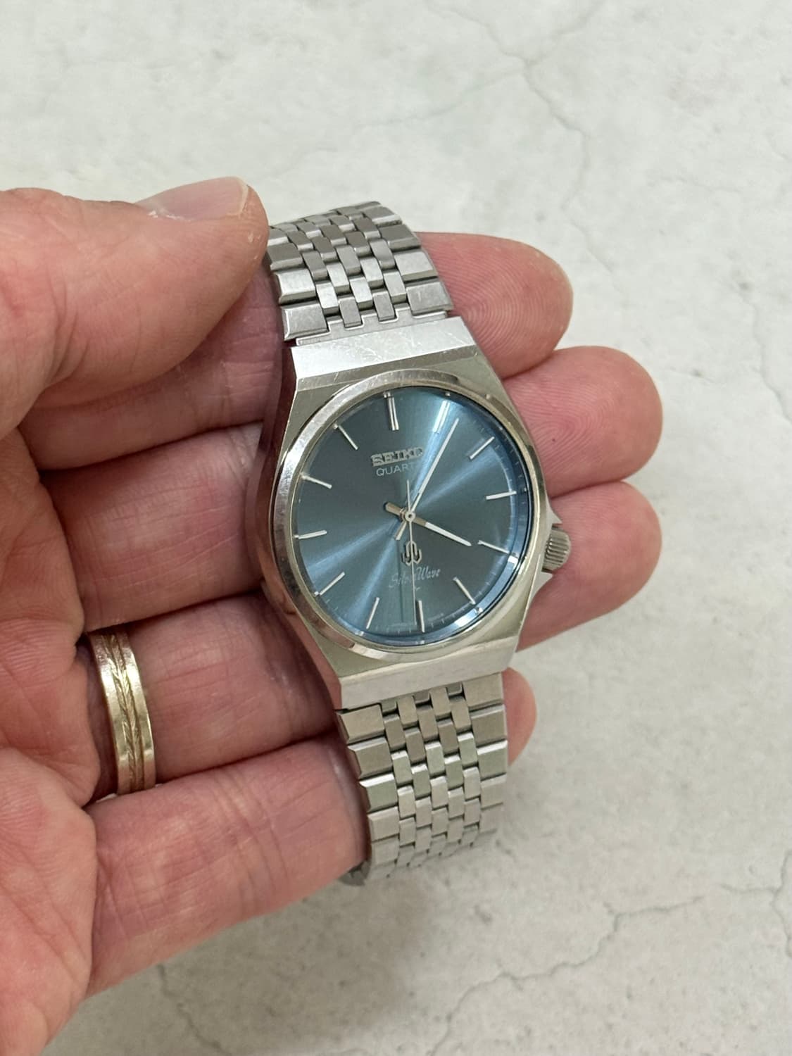 70s 빈티지 세이코 실버웨이브 쿼츠 상품이미지6
