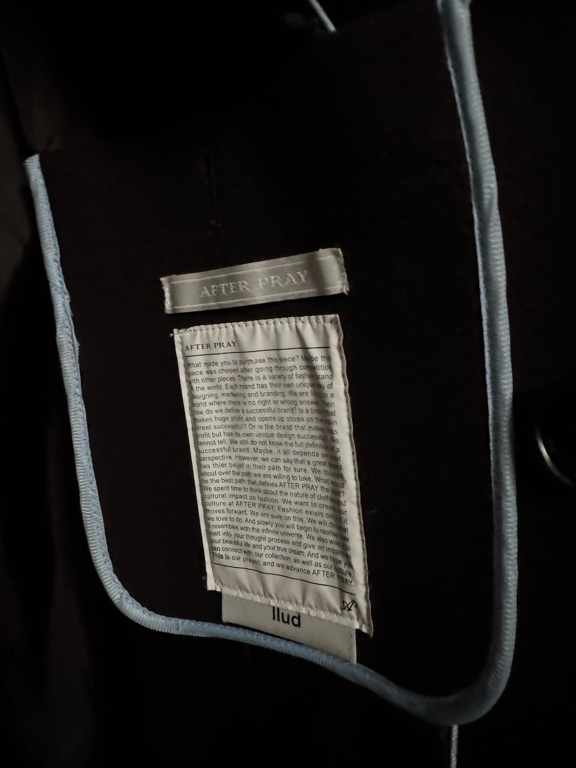 AFTERPRAY 하프코트 상품이미지3