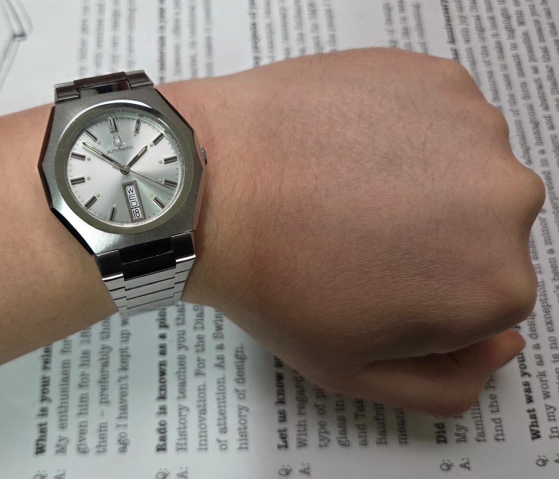 빈티지 부로바 옥타 순정 실버판 데이데이트 오토매틱 뻐뻐시 브슬 ver. 상품이미지9