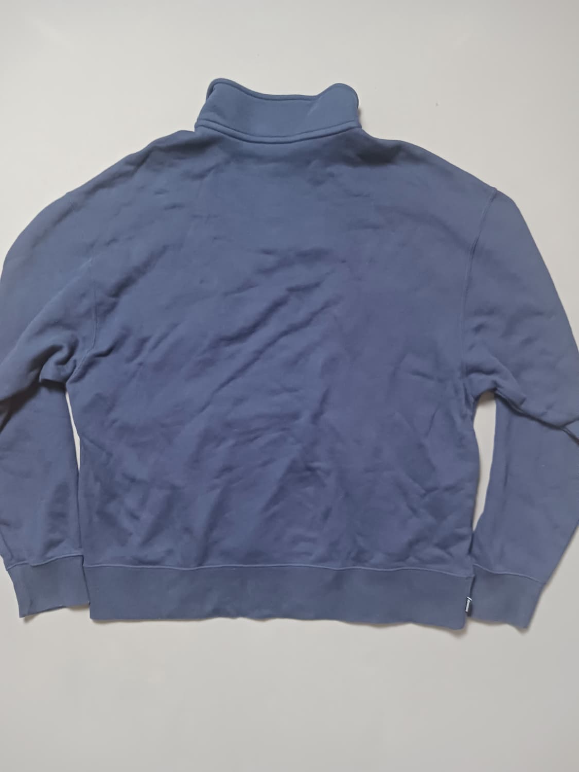 [L] 커버낫 하프집업 아치로고 맨투맨 네이비 상품이미지7