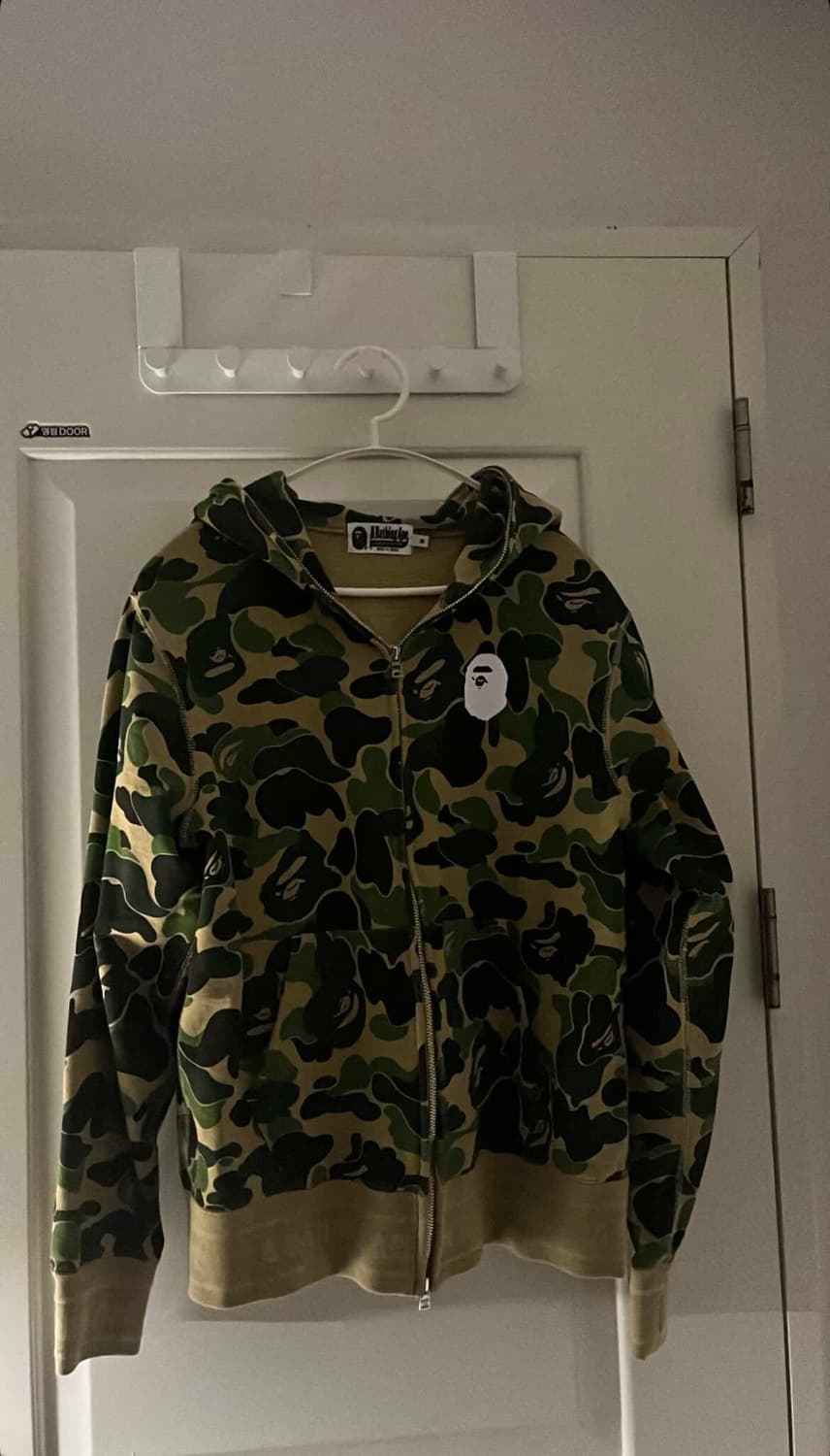 A BATHING APE (BAPE) 베이프 1st 카모 풀 집업 후드티 상품이미지1