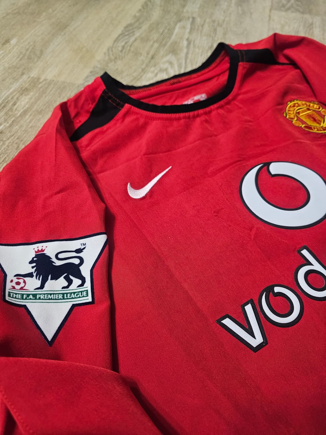 맨유 맨체스터유나이티드 베컴 마킹 보다폰 레트로 유니폼 상품이미지2