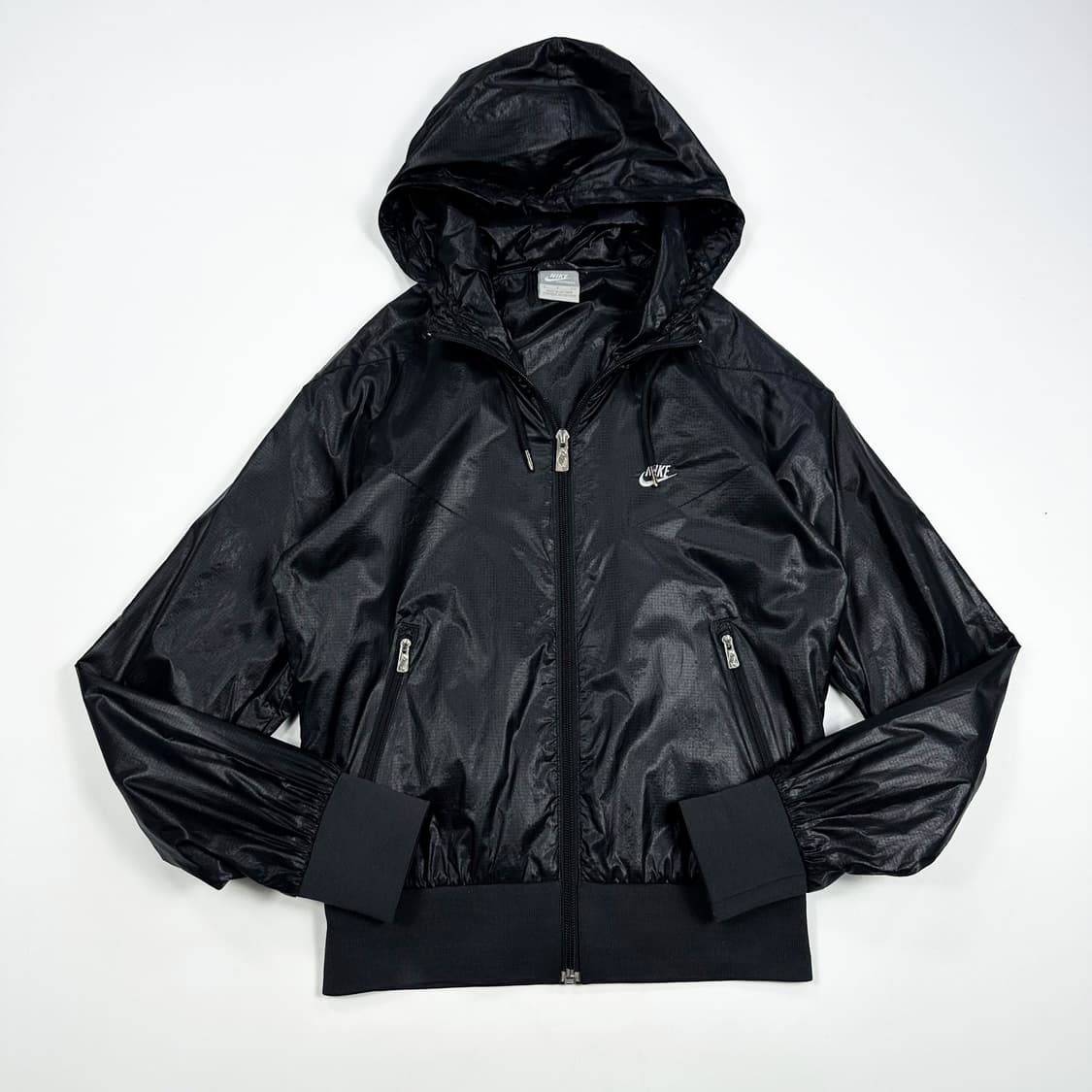나이키 퓨추라 여성 후디 바람막이 유광 블랙 여성S 상품이미지1