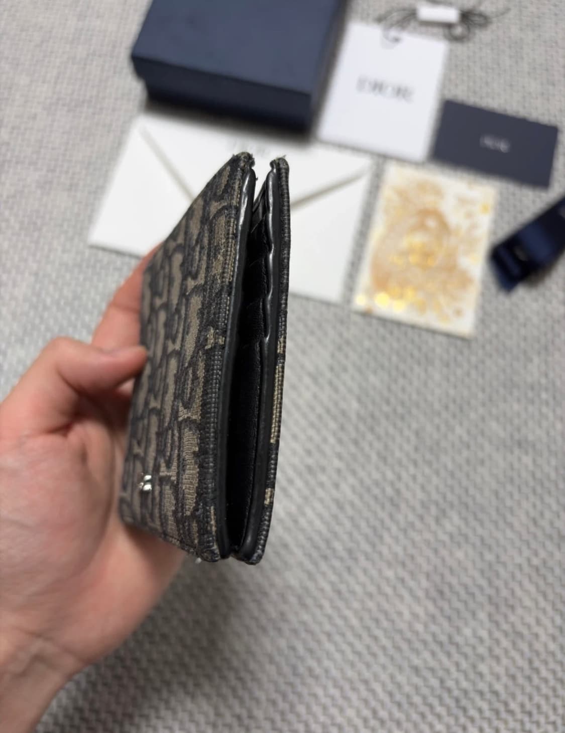 디올 오블리크 반지갑 팝니다 상품이미지5