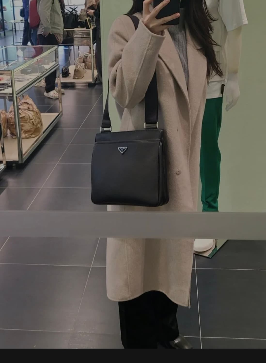 프라다 레더 크로스백 반돌리에숄더백테수토호보백네오노에구찌루이비통디올호보백 상품이미지5