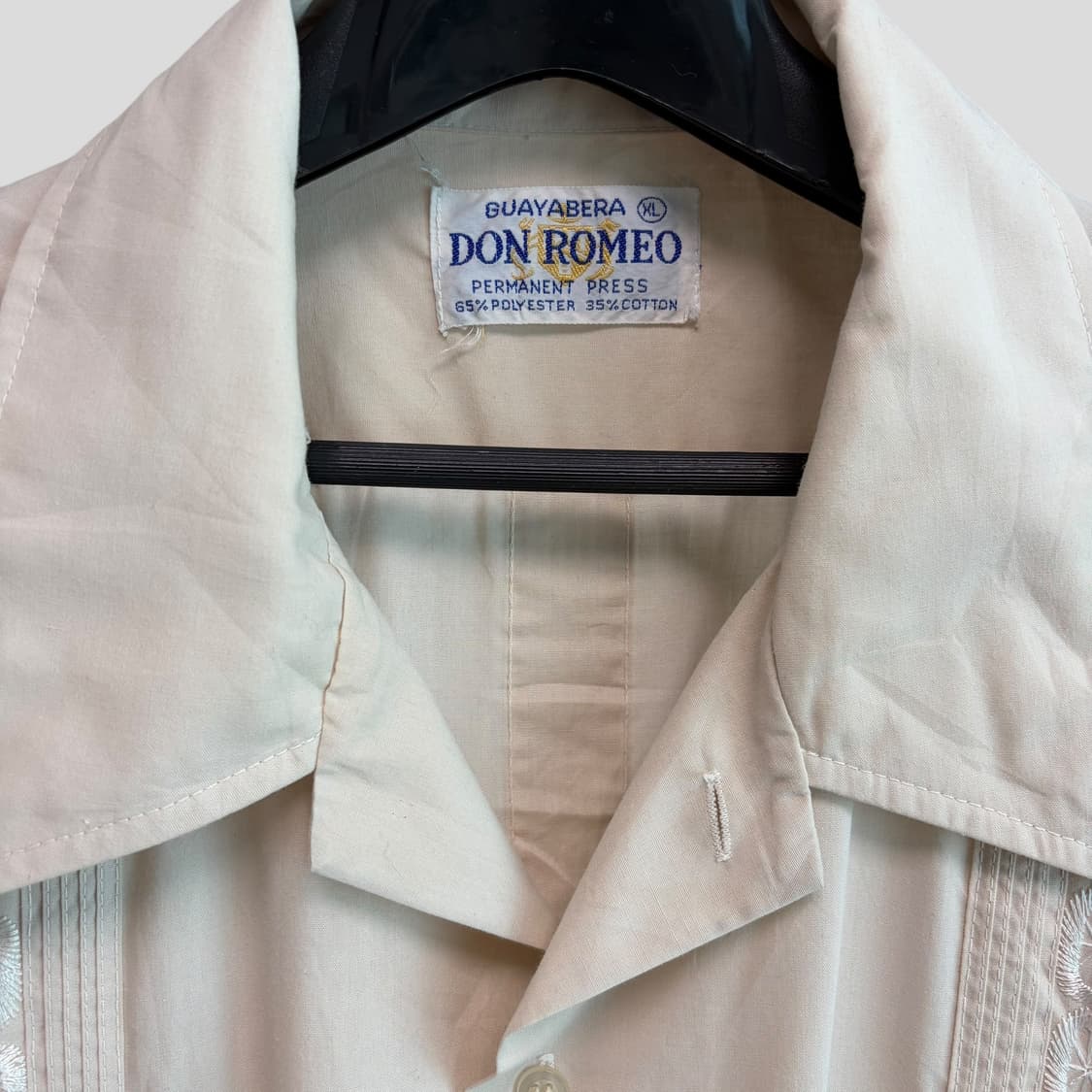 (XL)빈티지 Don Romeo 구아야베라 반팔셔츠 상품이미지3