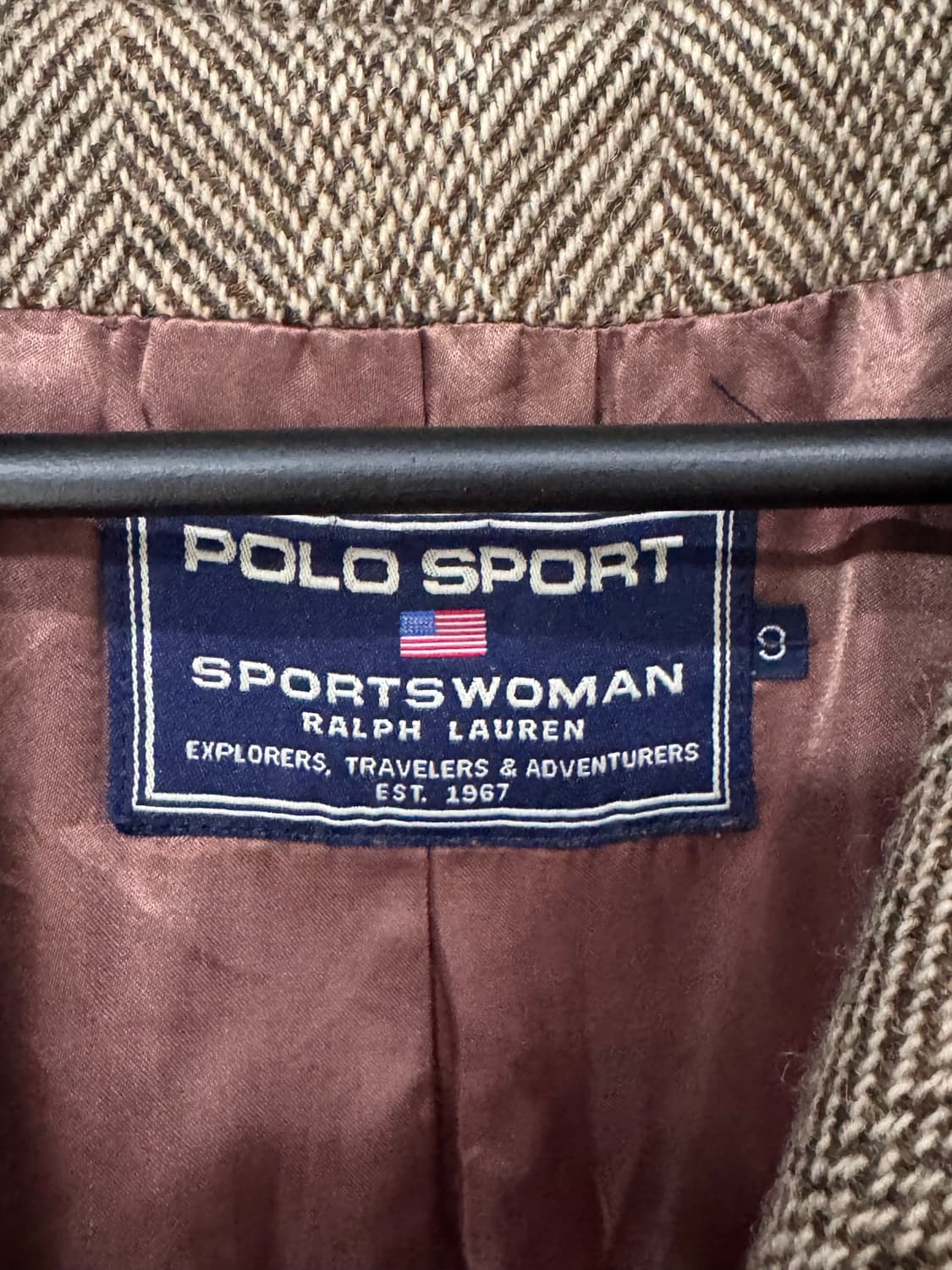 폴로 스포츠 해링본 트위트 코트자켓 상품이미지3