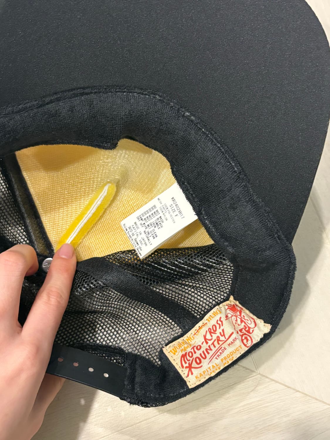 Kapital Country Race Trucker Cap 상품이미지3