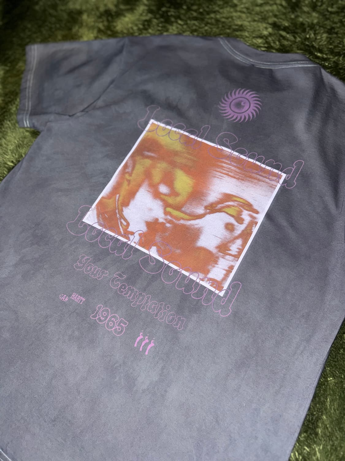 [L] 칼하트 WIP 핸드 다잉 1965 그래픽 포켓 티셔츠 상품이미지9