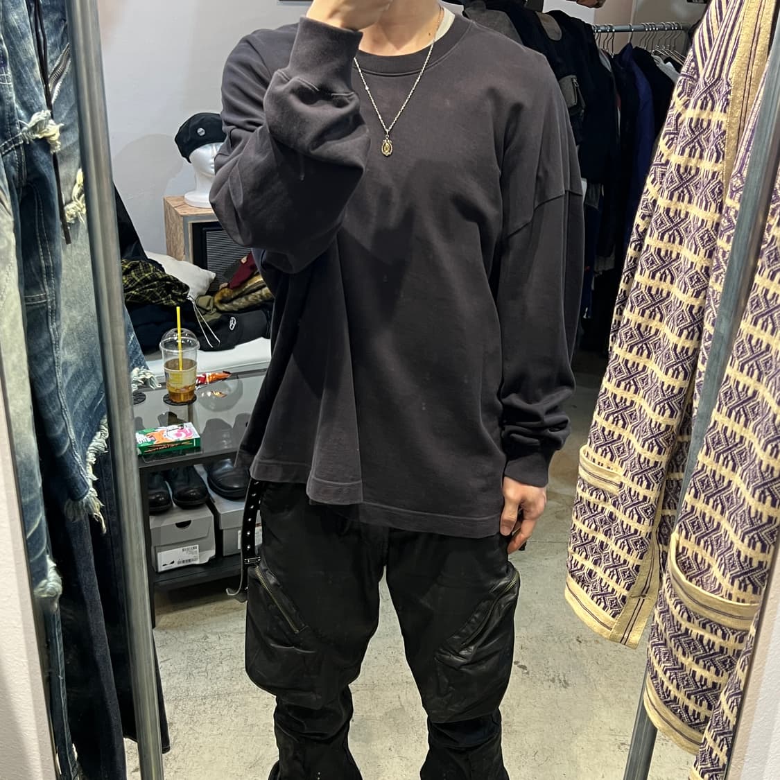 윌리 차바리아 백 셔링 라이트 스웻셔츠 상품이미지8