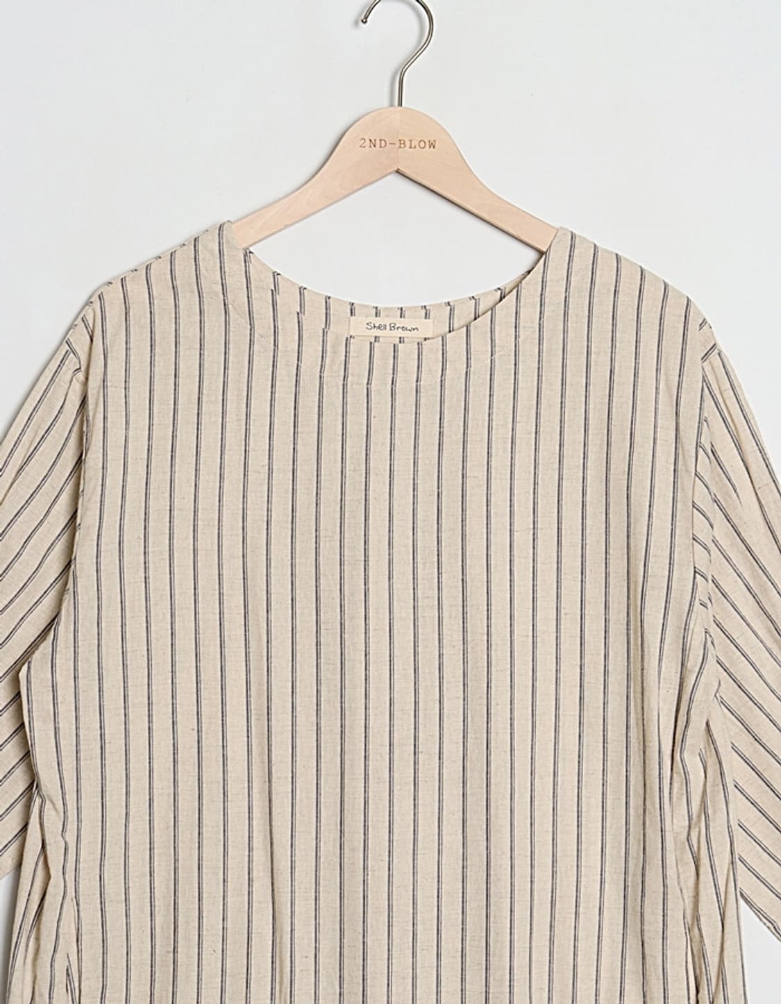 Shell Brown Linen Blend One-Piece 상품이미지2