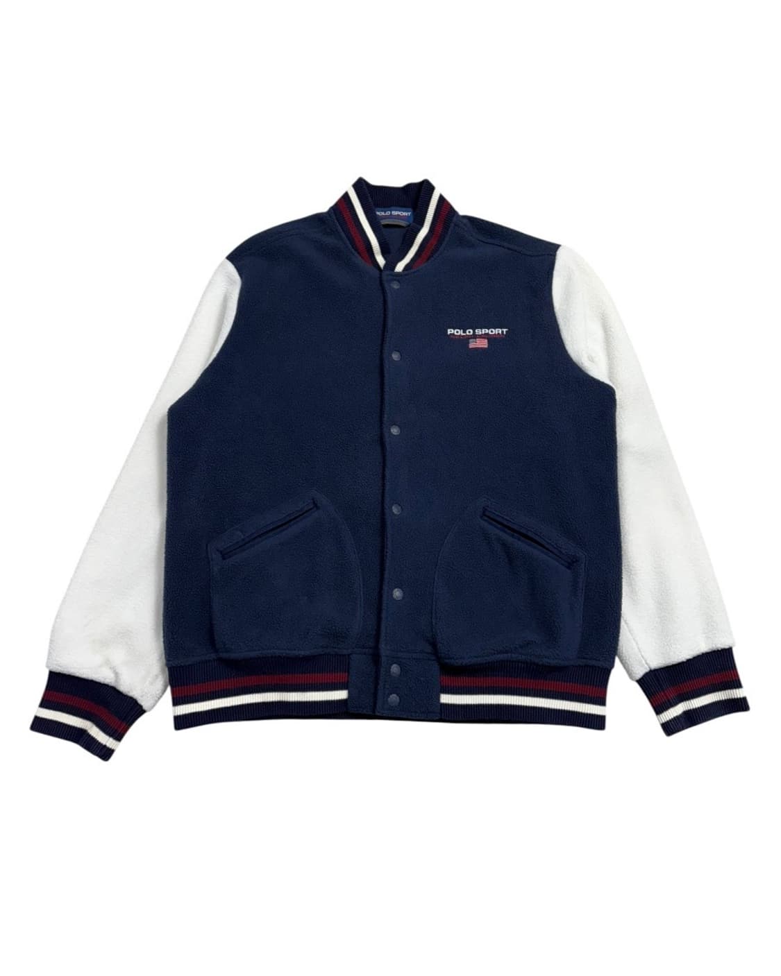 폴로 스포츠 바시티 플리스 자켓 네이비 상품이미지2