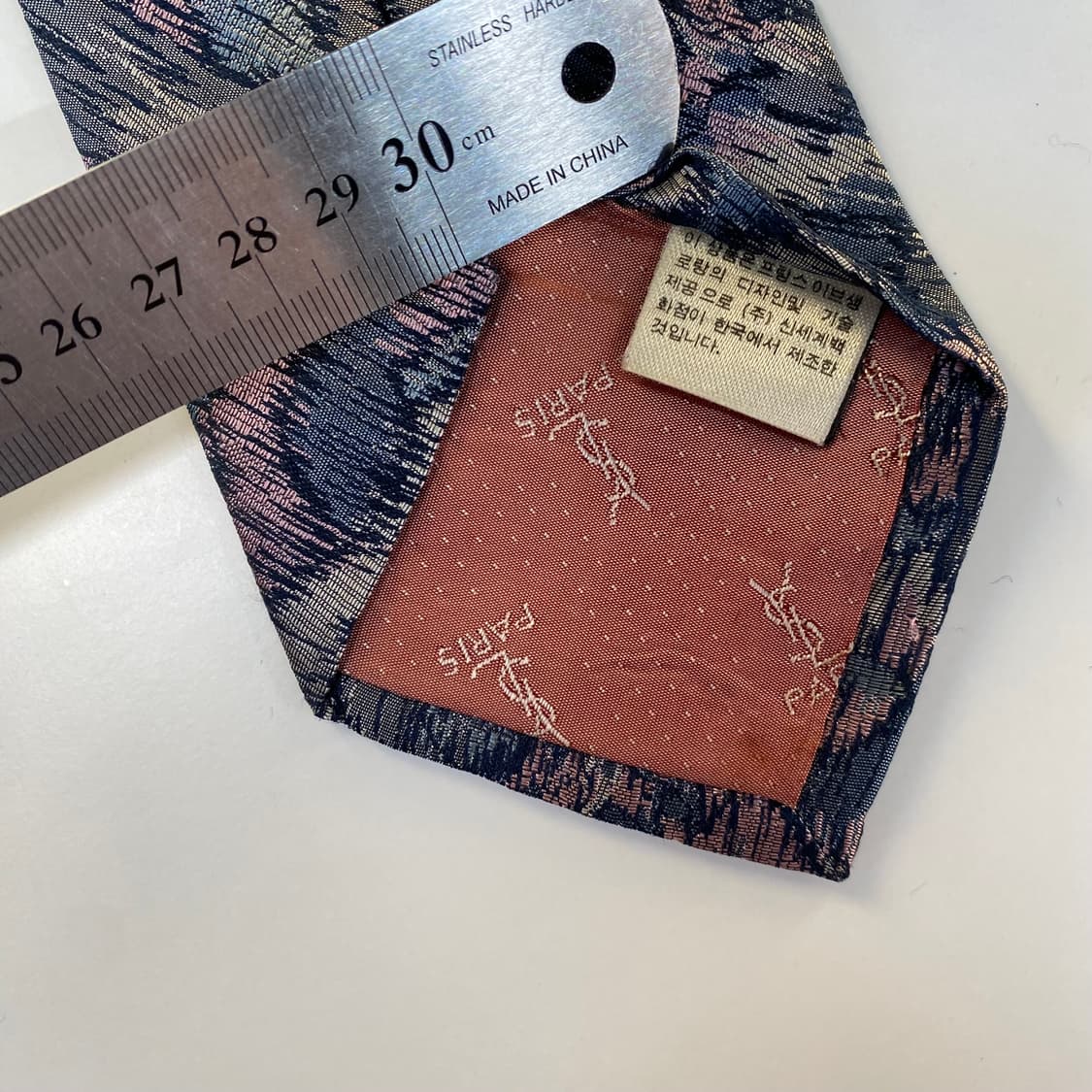 입생로랑(YSL) 명품 정품 심플로고 넥타이 상품이미지6