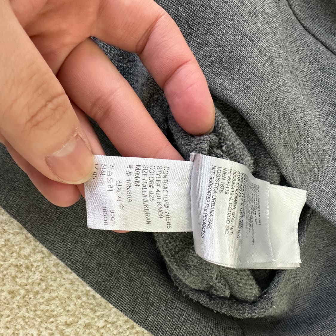 M 캘빈클라인진 맨투맨 스웨트셔츠 0324D 상품이미지3