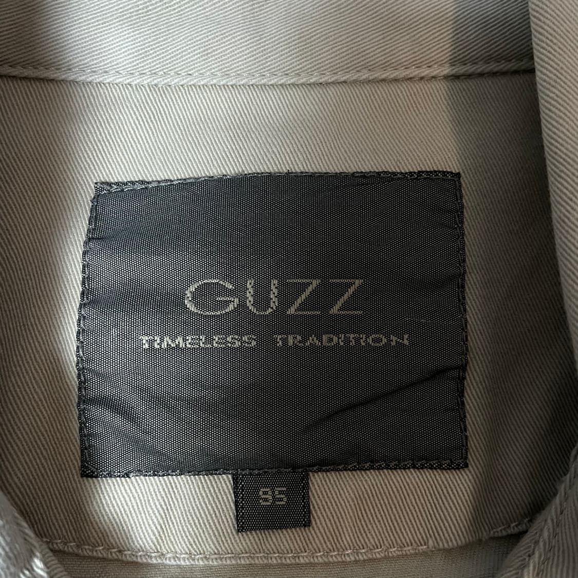 GUZZ 베이지 코튼 스윙 자켓 95 상품이미지4