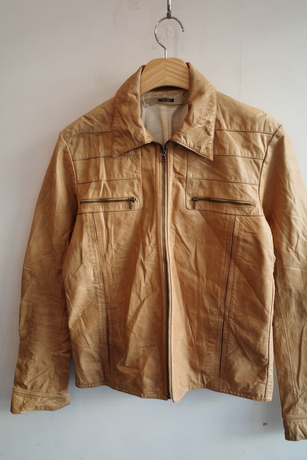 FACTOTUM 버팔로 레더 자켓 상품이미지2