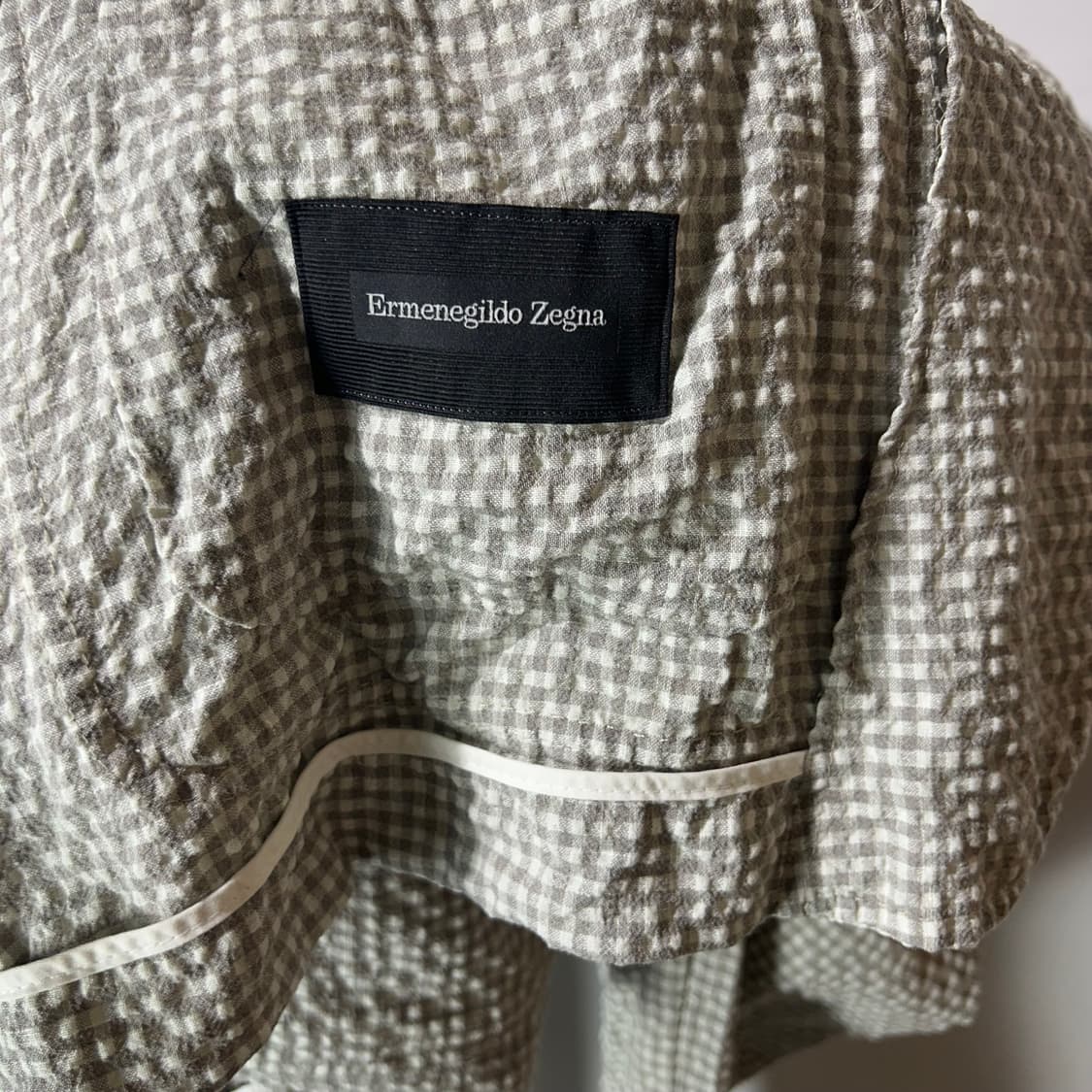 [Ermenegildo Zegna] 에르메네질도 제냐 깅엄 체크 자켓 상품이미지5