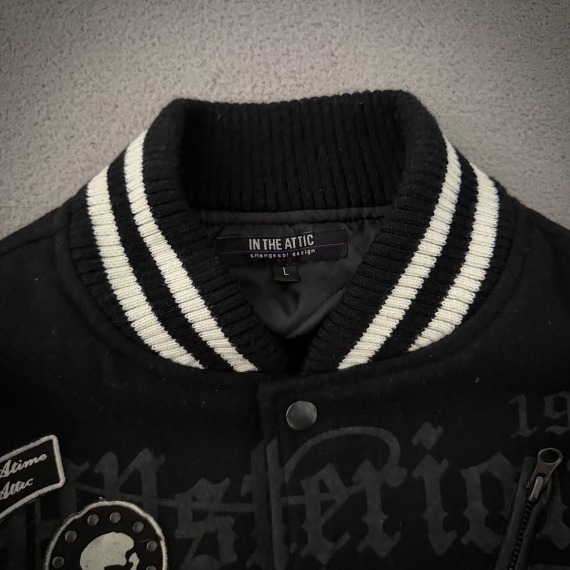 In the attic y2k patch bomber 상품이미지2