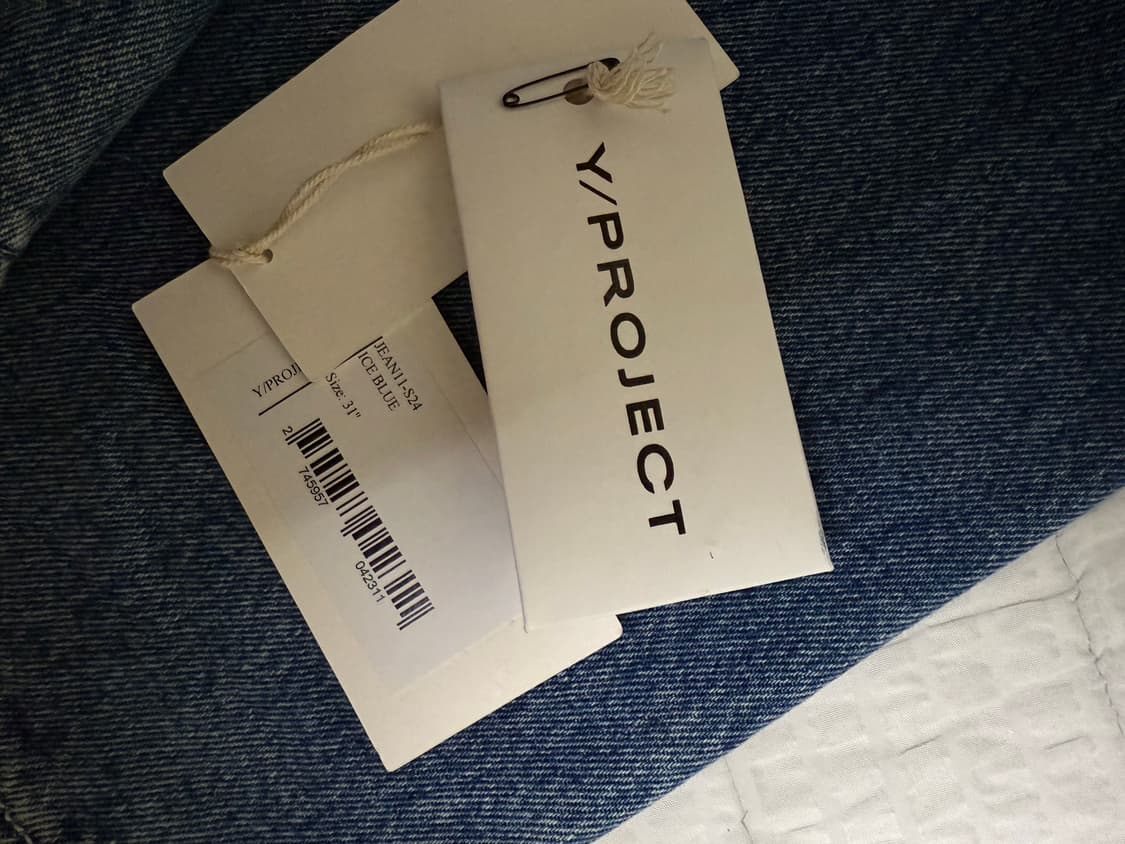 [31] Y/project 에버그린 비대칭 데님 아이스블루 상품이미지8