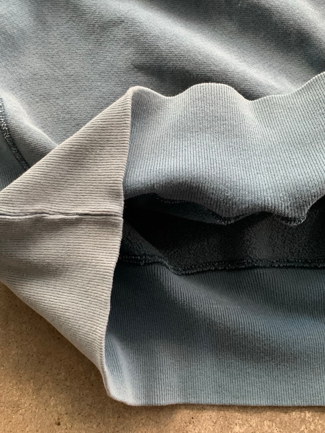 90s 챔피온 리버스위브 스웻셔츠 선페이드 블루 상품이미지7