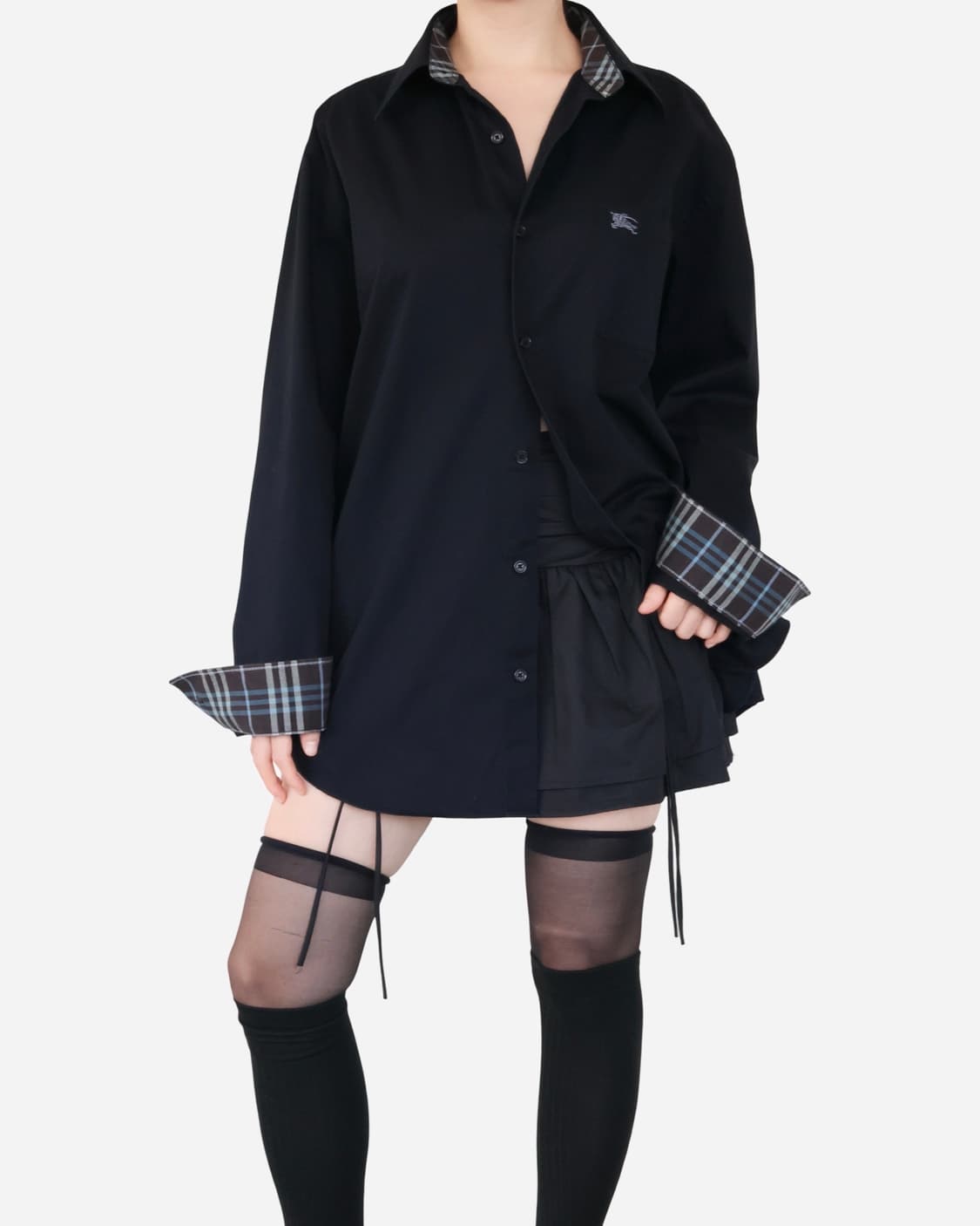 Burberry Blue Label Black Shirt 상품이미지2