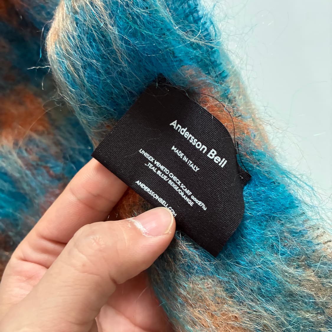 엔더슨벨 모헤어 머플러 상품이미지3