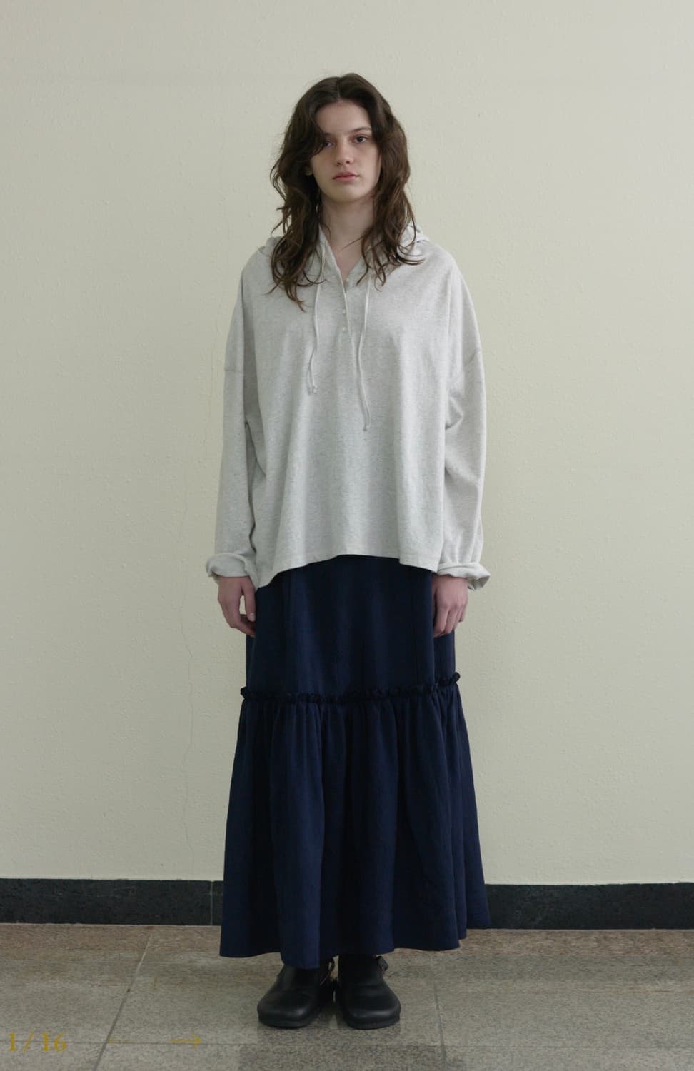 Viaplain 비아플레인 니나 롱 스커트 M 상품이미지1