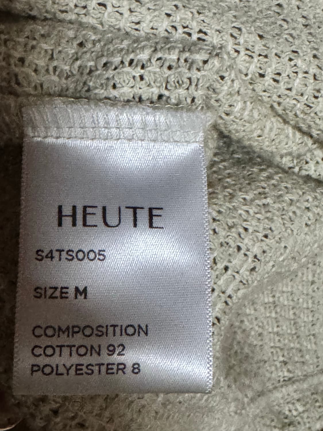 호이테 HET LOGO TWEED STRAW POLO (BEIGE) 상품이미지6
