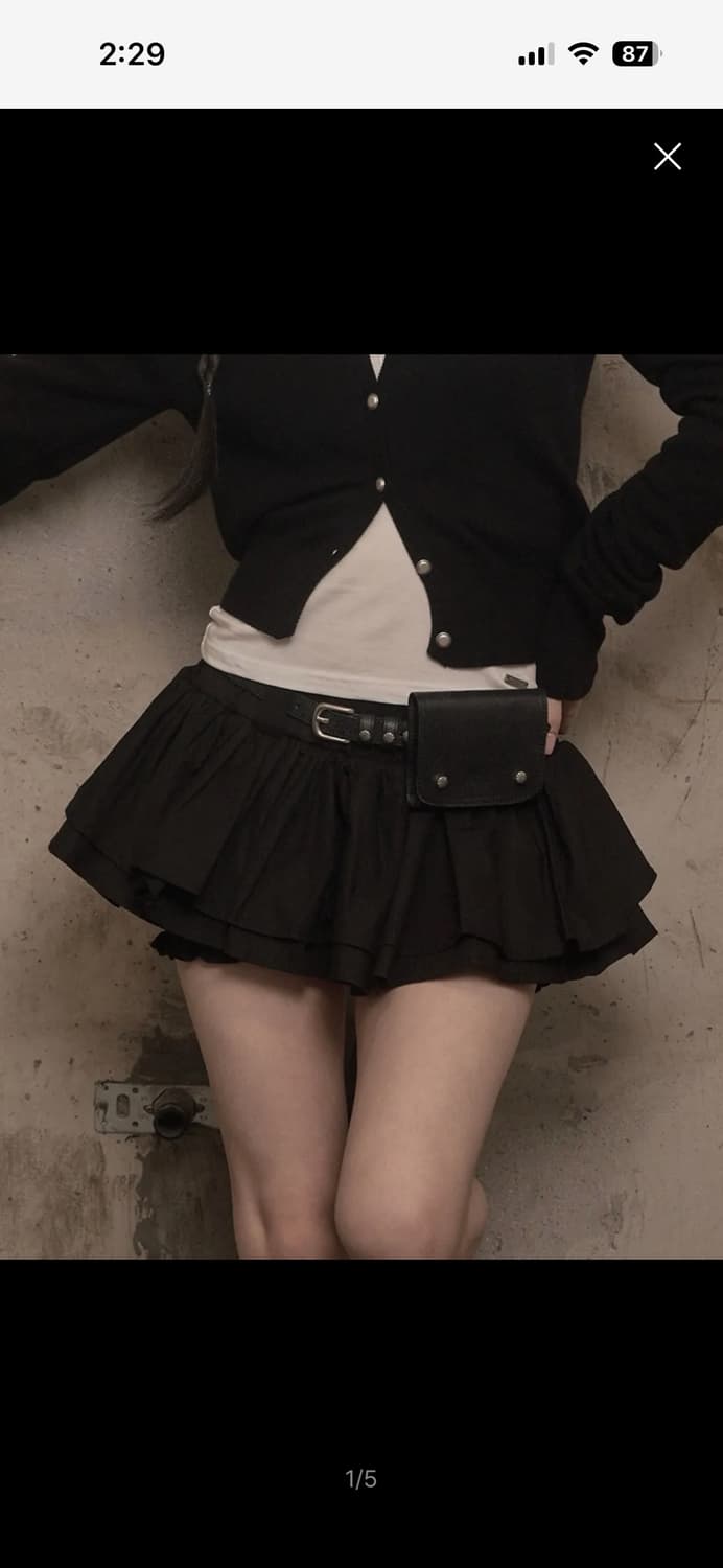 카키포인트 캉캉 스커트 미개봉 cancan 상품이미지1